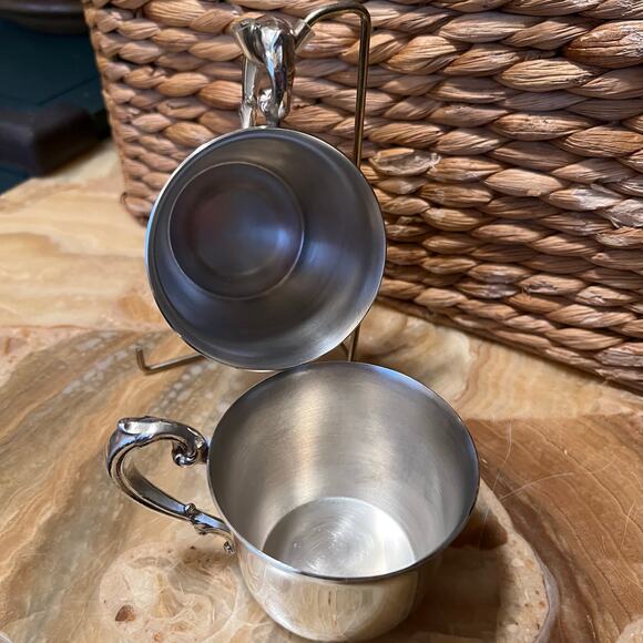 Pair of 3” Silver Cups - Picture 3 of 6